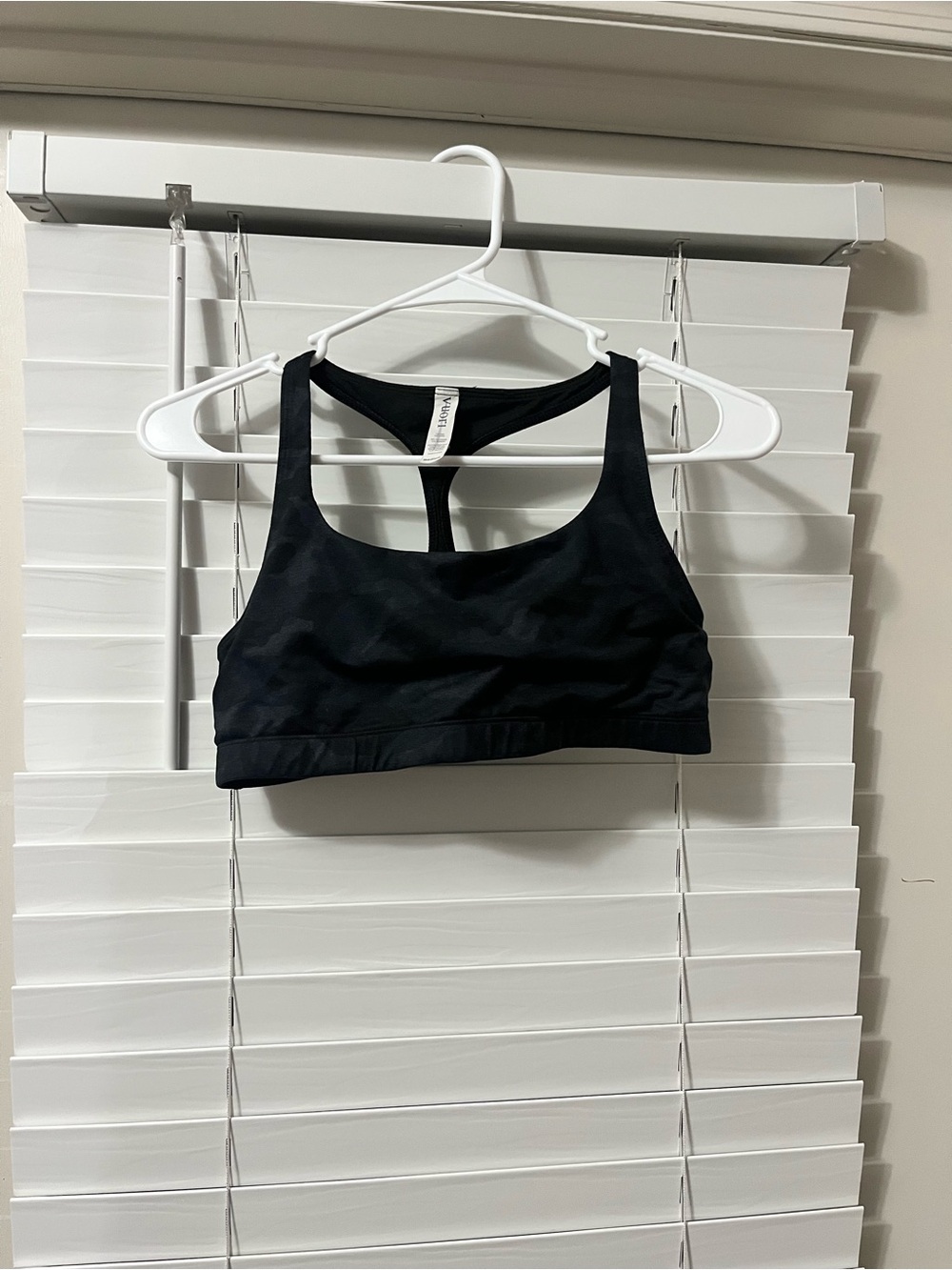 Vuori Black Racerback Sports Bra